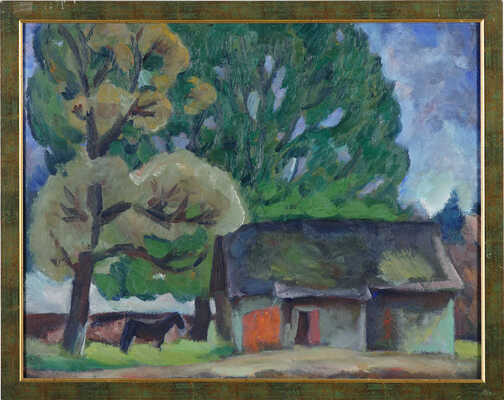 Тукачев Леонид Лаврентьевич. Дом с лошадью 